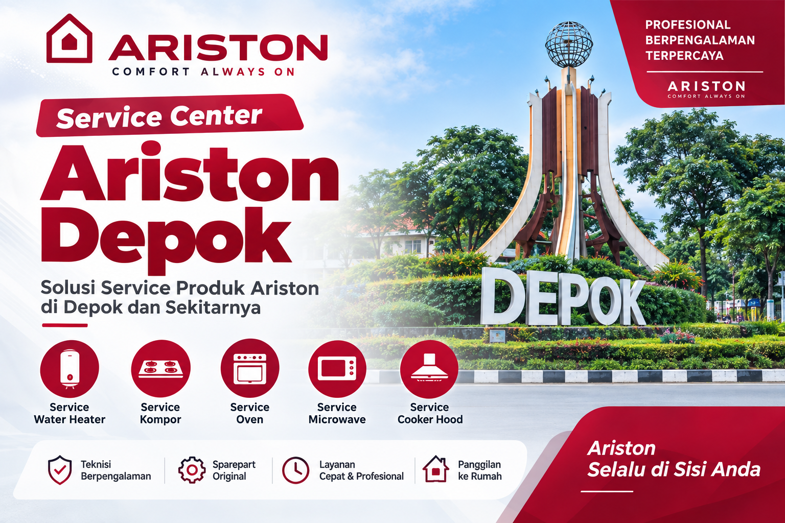 Service Center Ariston Depok Terdekat